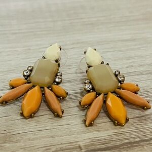 J Crew Neutral Statement Earrings